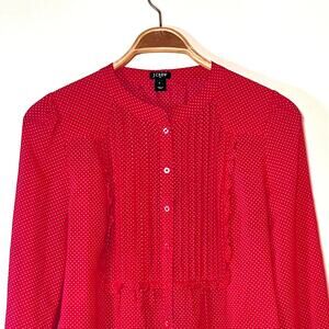 J. Crew Factory Red Button Down Shirt
